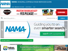 Tablet Screenshot of namaproductandservicesguide.com